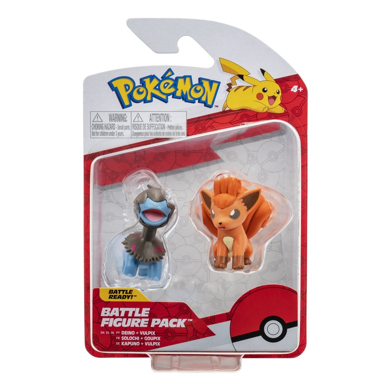 POKEMON PKW2636 DEINO-VULPIX BATTLE FIGURE PACK