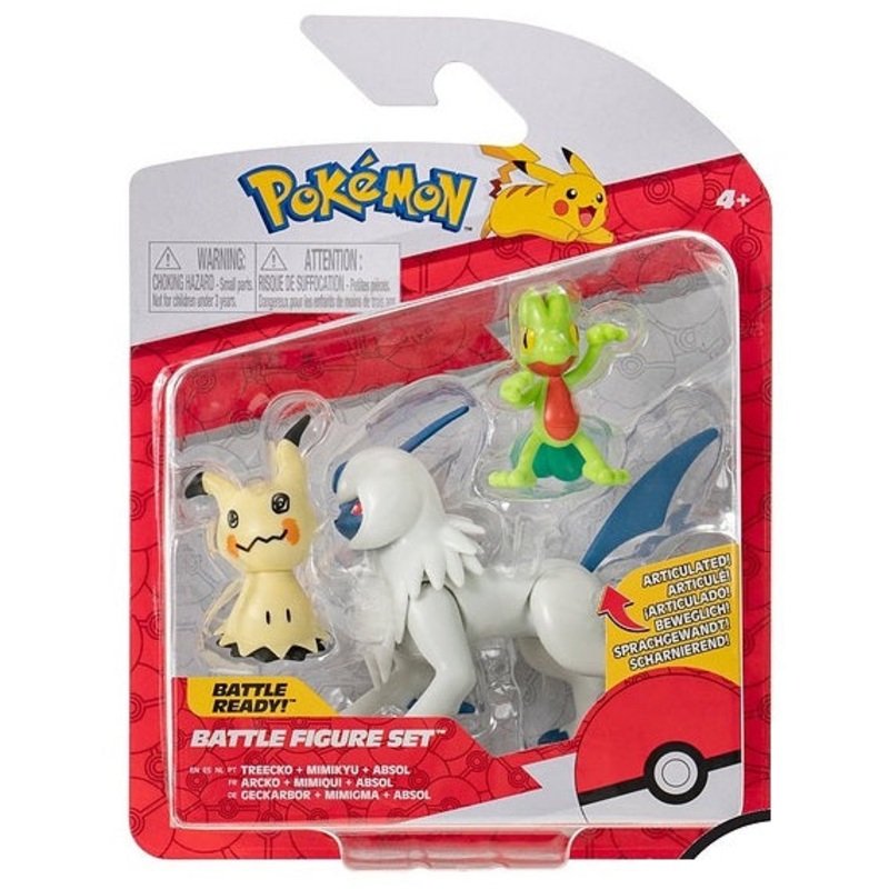 POKEMON PKW2679 BATTLE FIGURES TREECKO MIMIKYU ABSOL