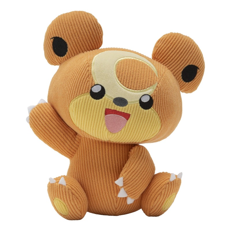 POKEMON PKW2734 TEDDIURSA 8 INCH CORDUROY PLUSH SOFT TOY