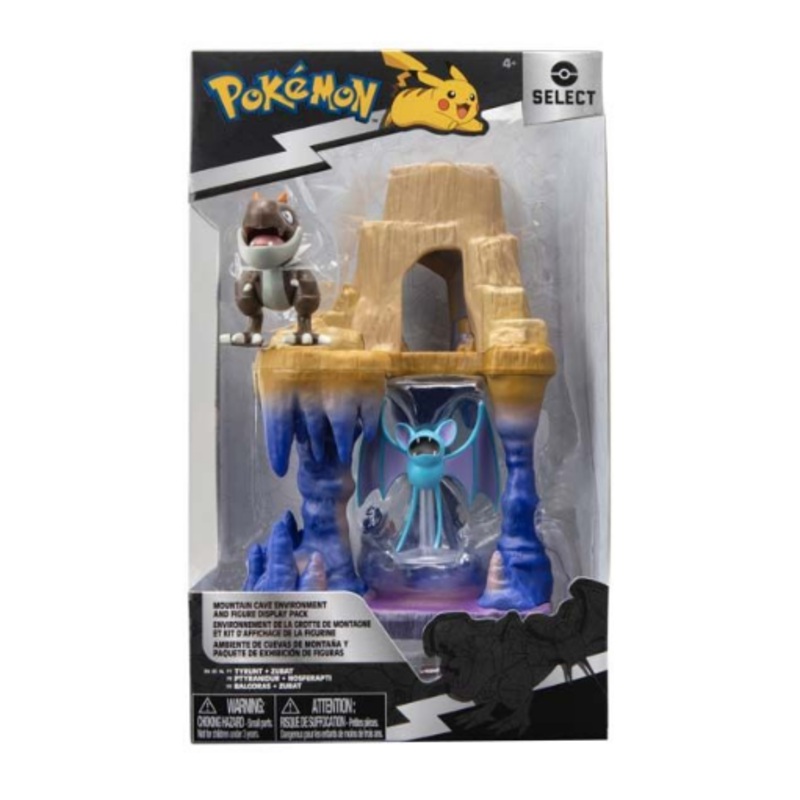 POKEMON PKW2767 MOUNTAIN CAVE WITH TYRUNT & ZUBAT PLAYSET