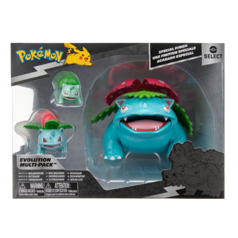 POKEMON PKW2775 EVOLUTION MULTI PACK BULBASAUR IVYSAUR VENUSAUR