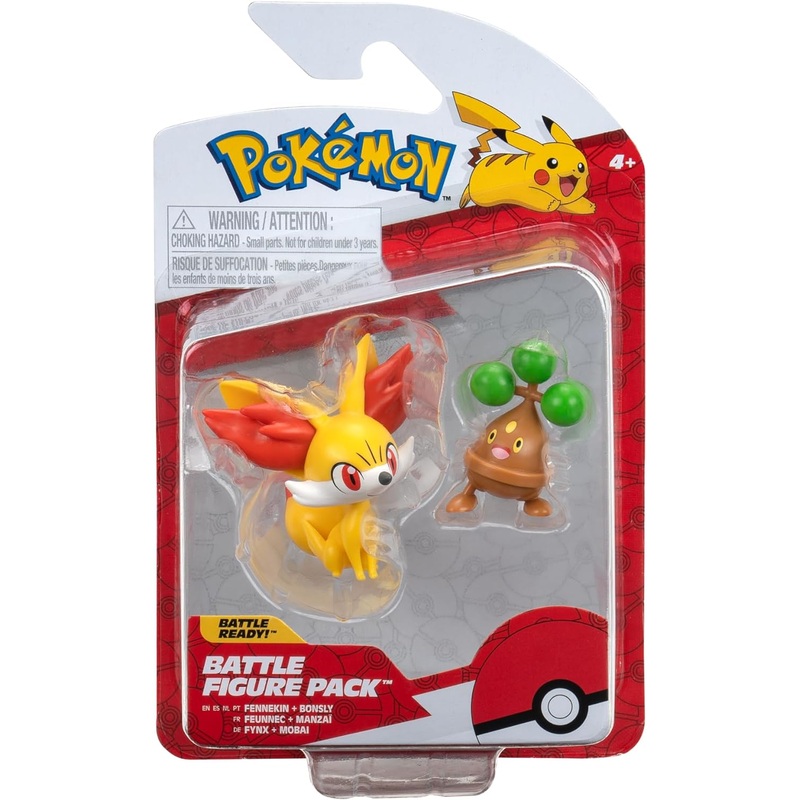 POKEMON PKW3012 BATTLE FIGURE PACK FENNEKIN & BONSLY