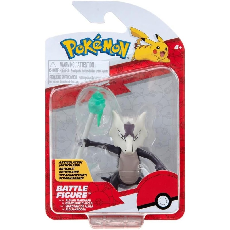 POKEMON PKW3016 BATTLE FIGURE ALOLAN MAROWAK