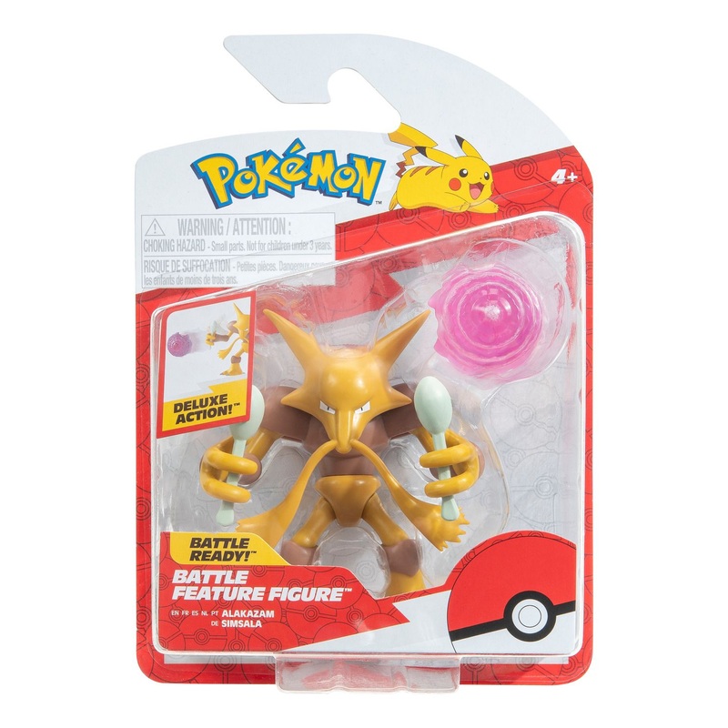 POKEMON PKW3036 ALAKAZAM BATTLE FEATURE FIGURE
