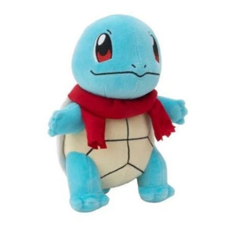 POKEMON PKW3102 SQUIRTLE WITH SCARF 8 INCH SEASONAL PLUSH