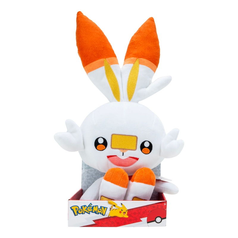 POKEMON PKW3107 SCORBUNNY 12INCH PLUSH SOFT TOY