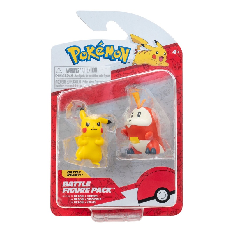 POKEMON PKW3356 PIKACHU + FUECOCO BATTLE FIGURE PACK