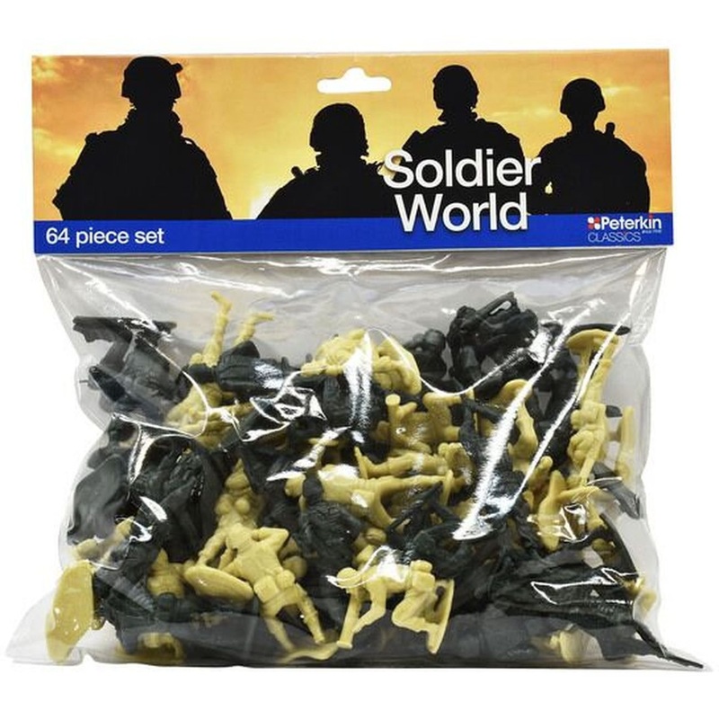 PETERKIN 21064 TOY SOLDIERS 64 PIECE SET