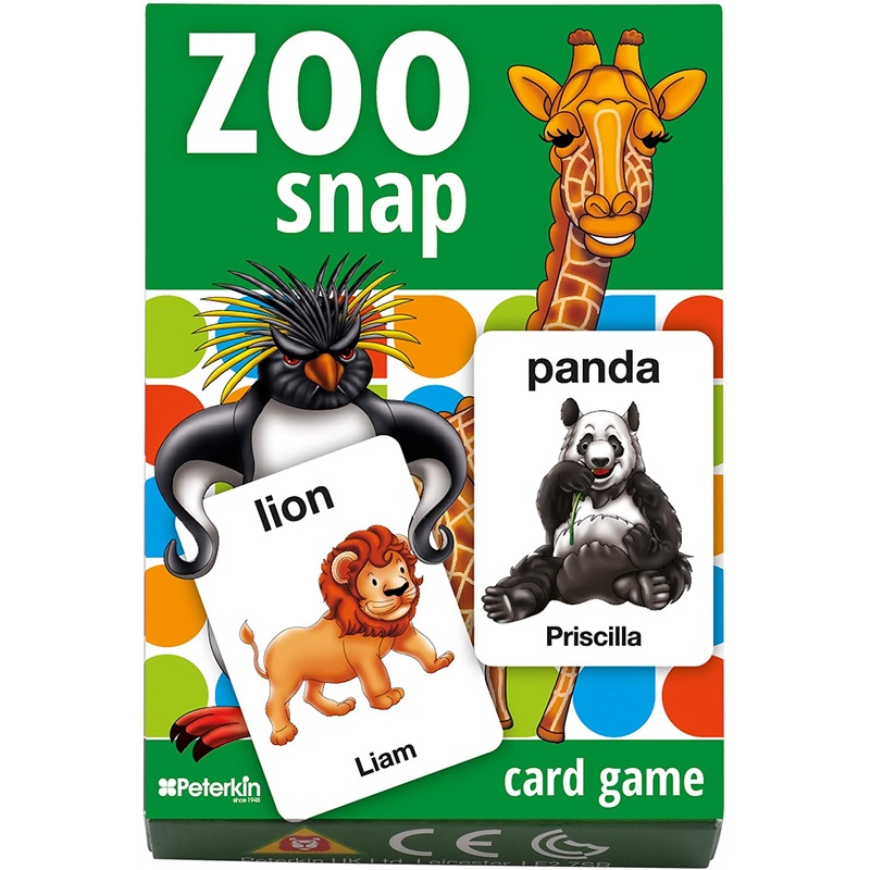 PETERKIN 25104 ZOO SNAP CARD GAME