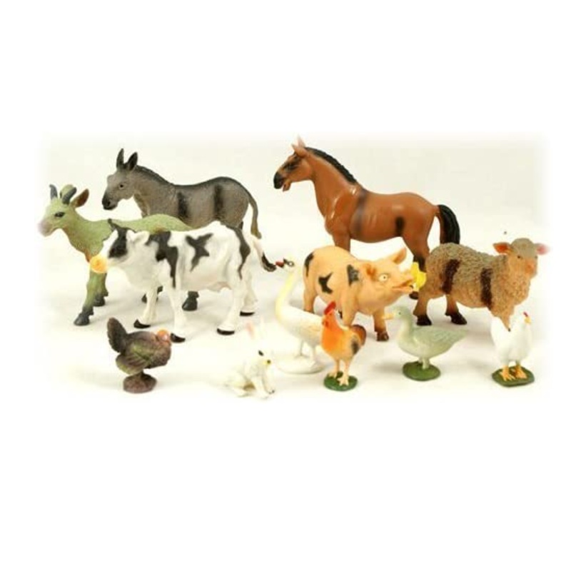 PETERKIN 9152 BAG OF 12 FARM ANIMALS