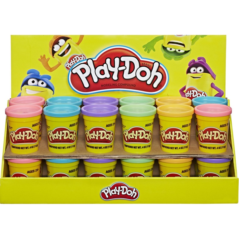 PLAYDOH B6756 SINGLE COLOR DOH POT (COLOUR MAY VARY ONE TUB SUPPLIED)
