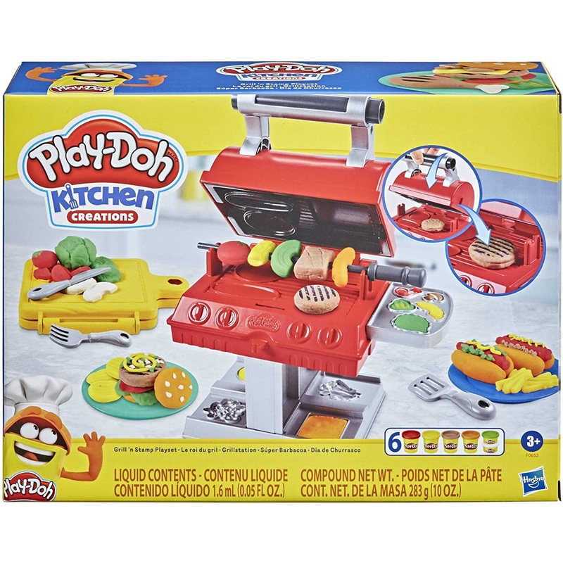 PLAYDOH F0652 KITCHEN CREATIONS GRILL N STAMP PLAYSET