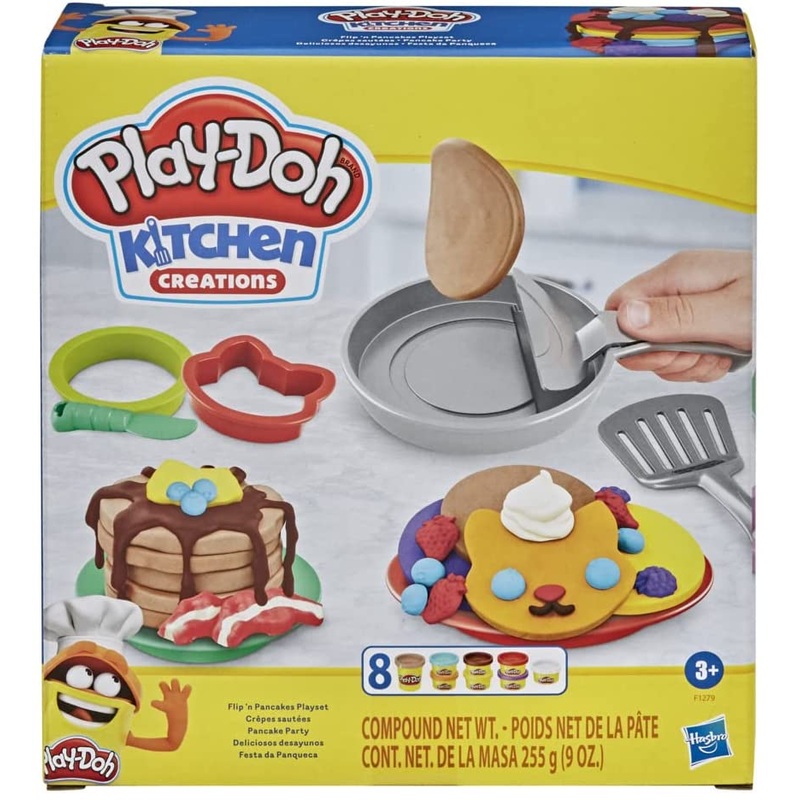 PLAYDOH F1279 KITCHEN CREATIONS FLIP N PANCAKES PLAYSET