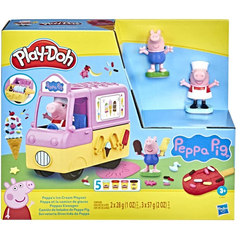 PLAYDOH F3597 PEPPAS ICE CREAM PLAYSET