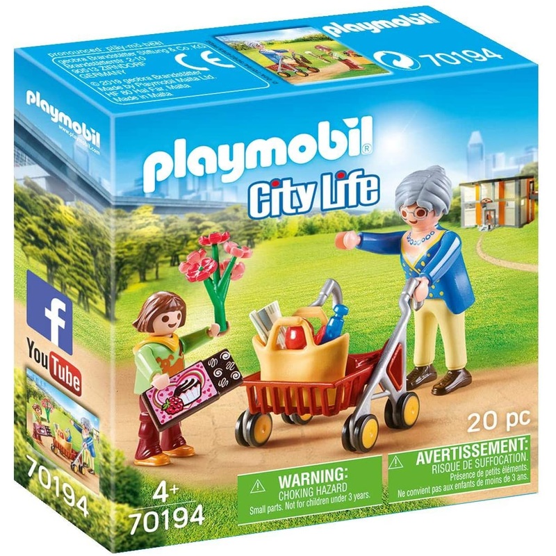 PLAYMOBIL 70194 CITY LIFE GRANDMOTHER WITH CHILD
