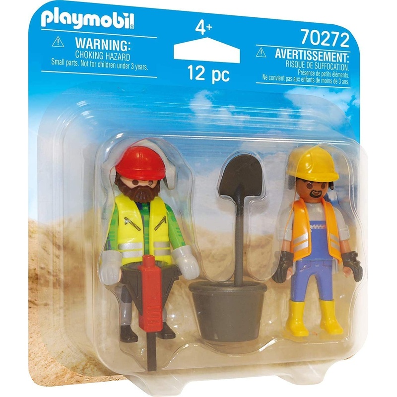 PLAYMOBIL 70272 CITY ACTION CONSTRUCTION DUO PACK CONSTRUCTION WORKERS