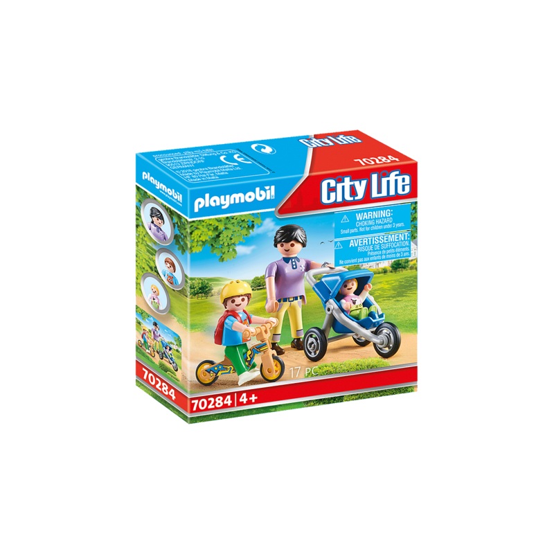 PLAYMOBIL 70284 CITY LIFE MOTHER WITH CHILDREN