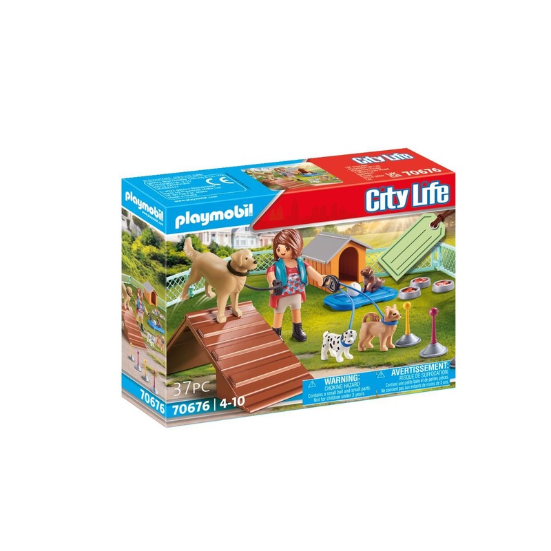PLAYMOBIL 70676 CITY LIFE DOG TRAINER GIFT SET
