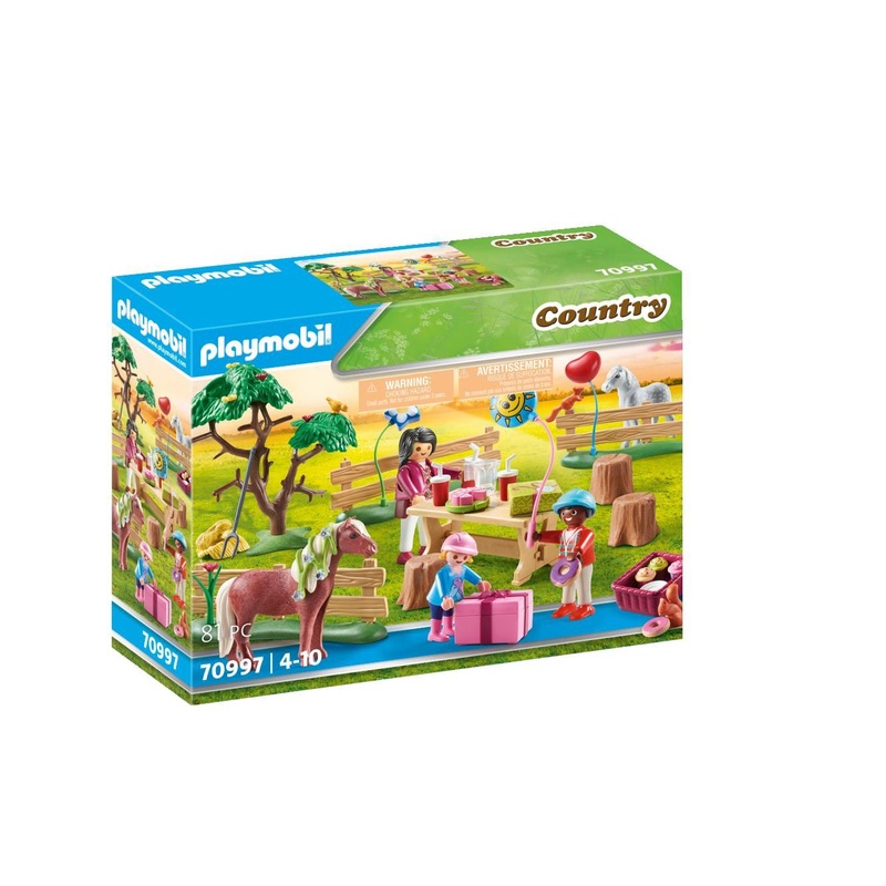 PLAYMOBIL 70997 COUNTRY PONY FARM BIRTHDAY PARTY