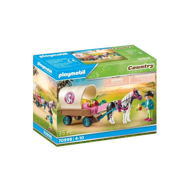 PLAYMOBIL 70998 COUNTRY PONY FARM PONY WAGON