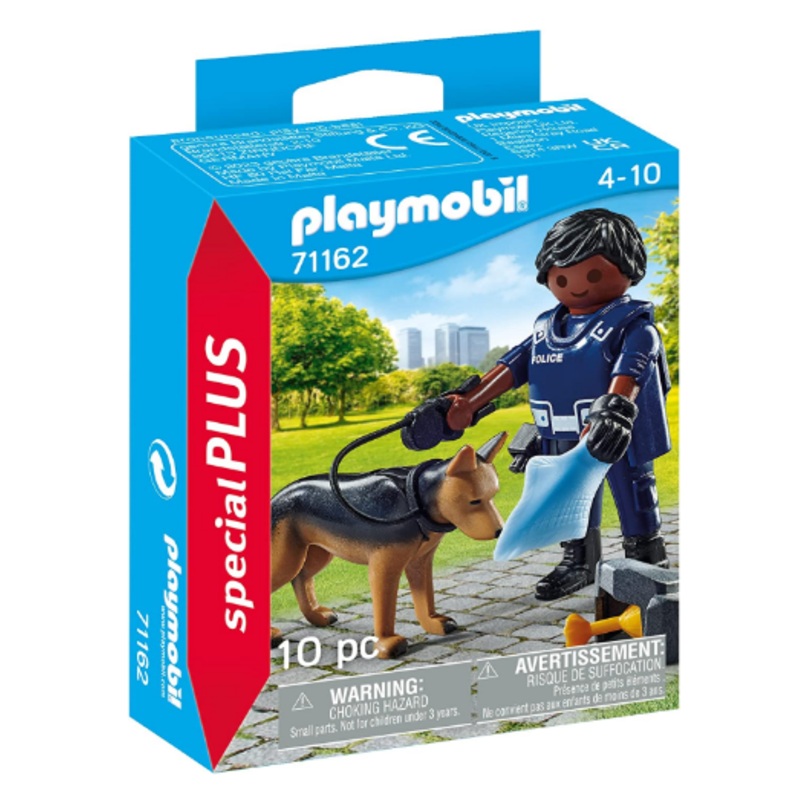 PLAYMOBIL 71162 SPECIAL PLUS POLICEMAN WITH DOG