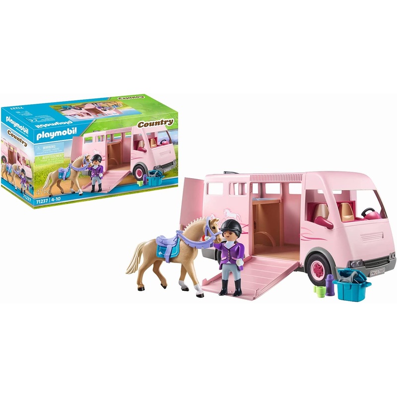 PLAYMOBIL 71237 COUNTRY HORSE TRANSPORTER WITH TRAINER