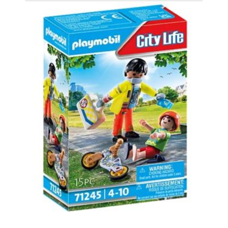 PLAYMOBIL 71245 CITY LIFE PARAMEDIC WITH PATIENT