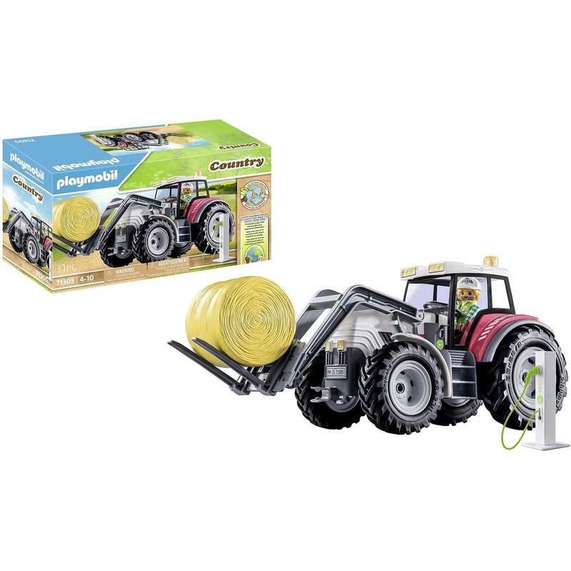 PLAYMOBIL 71305 COUNTRY LARGE TRACTOR WITH ACCESSORIES