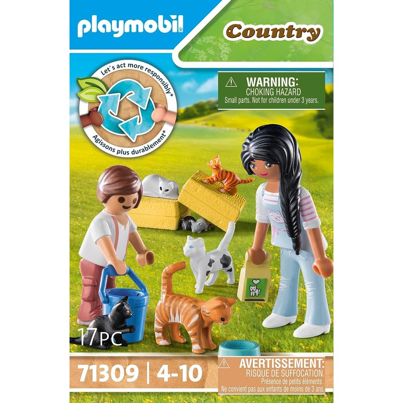 PLAYMOBIL 71309 COUNTRY CAT FAMILY