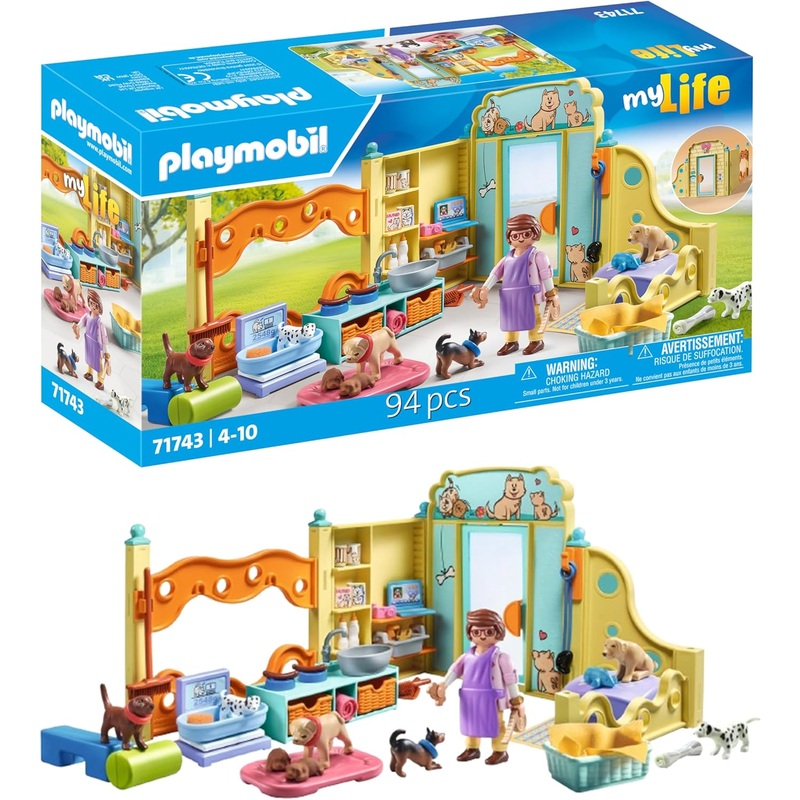 PLAYMOBIL 71743 MY LIFE PUPPY CARE CENTRE