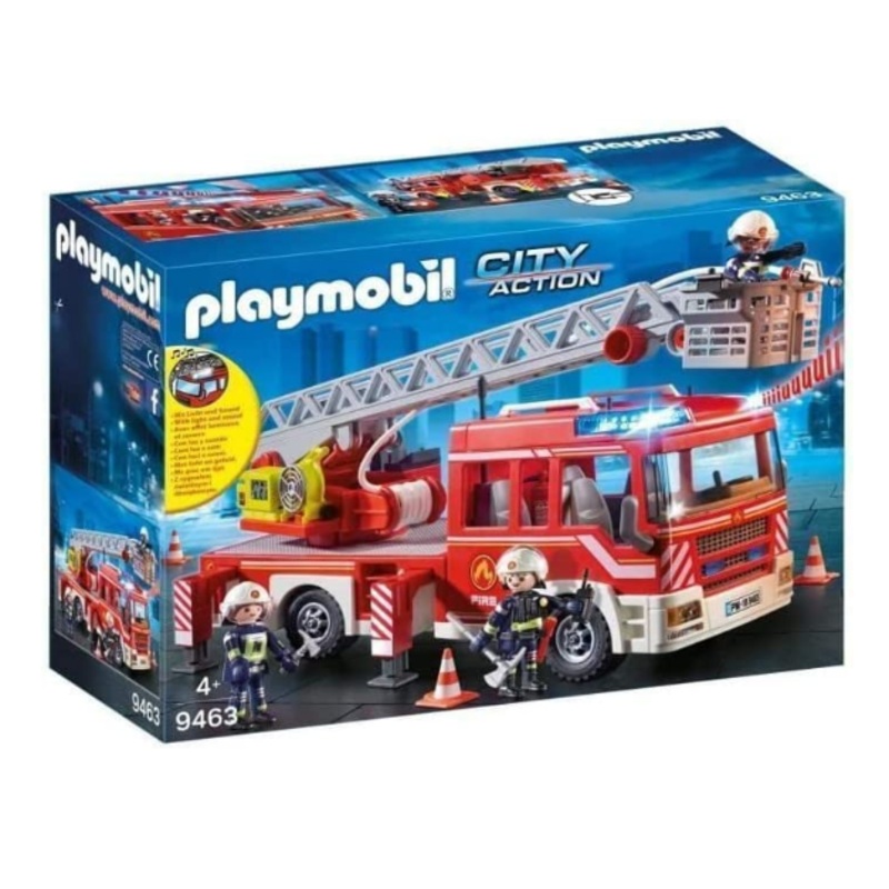PLAYMOBIL 9463 CITY ACTION FIRE UNIT WITH EXTENDABLE LADDER