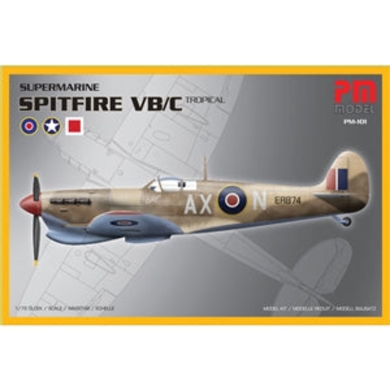 PM MODELS PM-101 SUPERMARINE SPITFIRE VB/C   1/72 SCALE