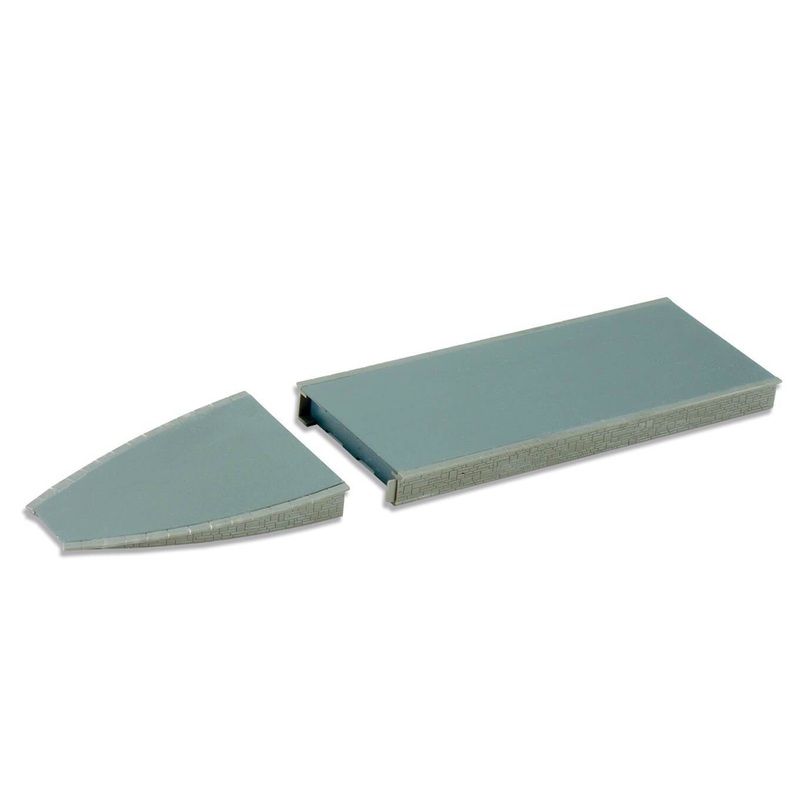 PECO ST-91 COMPLETE PLATFORM SYSTEM STONE TYPE N GAUGE SETRACK CODE 80 ACCESSORIES