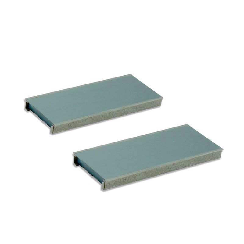 PECO ST-94 STRAIGHT PLATFORM UNIT STONE TYPE N GAUGE SETRACK CODE 80 ACCESSORIES