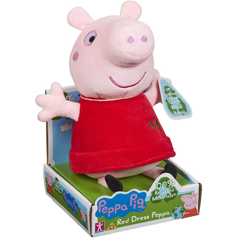 PEPPA PIG 07356 RED DRESS PEPPA ECO PLUSH