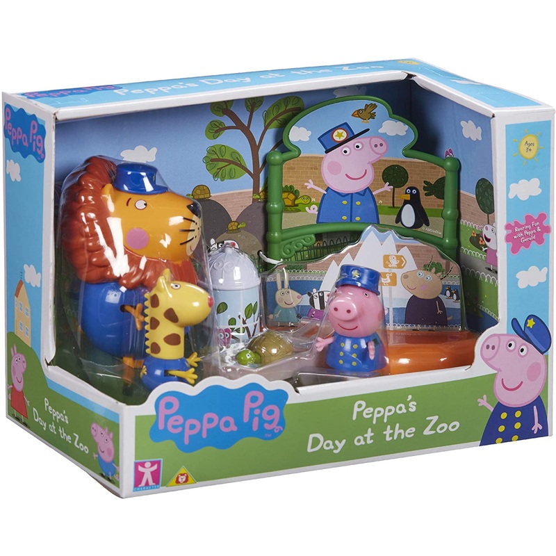 PEPPA PIG 7173 PEPPAS DAY AT THE ZOO PLAYSET