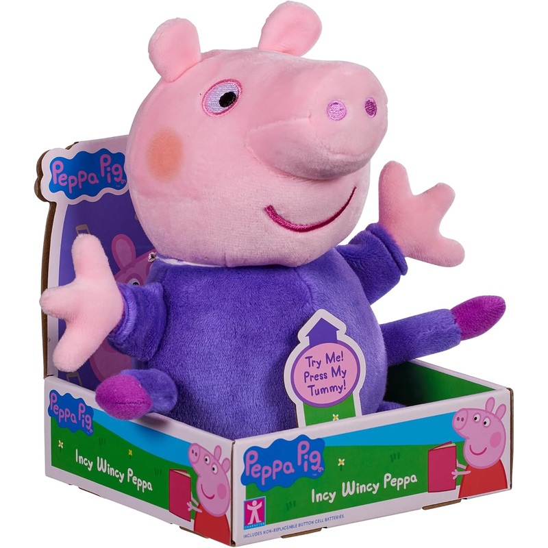 PEPPA PIG 81263 INCY WINCY PEPPA SINGING SOFT TOY