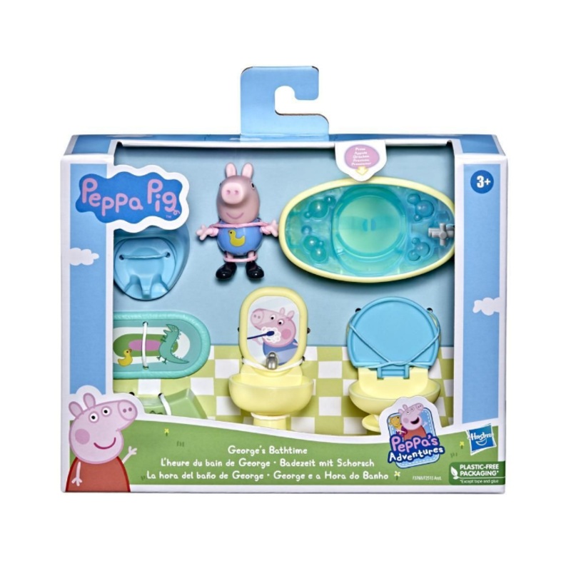 PEPPA PIG F3768 GEORGE'S BATHROOM PEPPA'S ADVENTURES PLAYSET