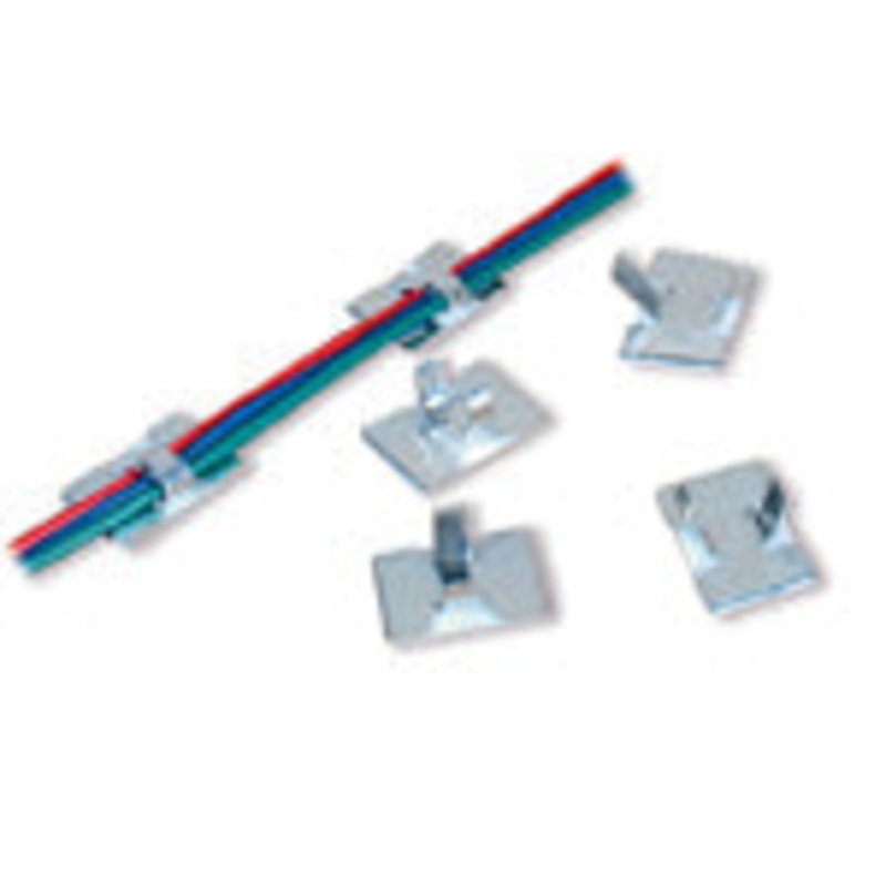 PECO PL-37 CABLE CLIPS - SELF ADHESIVE PECO LECTRICS  FOR PECO SETRACK AND PECO STREAMLINE  ALL GAUGES
