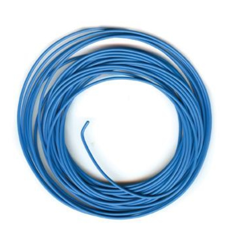 PECO PL-38 B ELECTRICAL WIRE  BLUE  3 AMP  16 STRAND PECO LECTRICS  FOR PECO SETRACK AND PECO STREAMLINE  ALL GAUGES