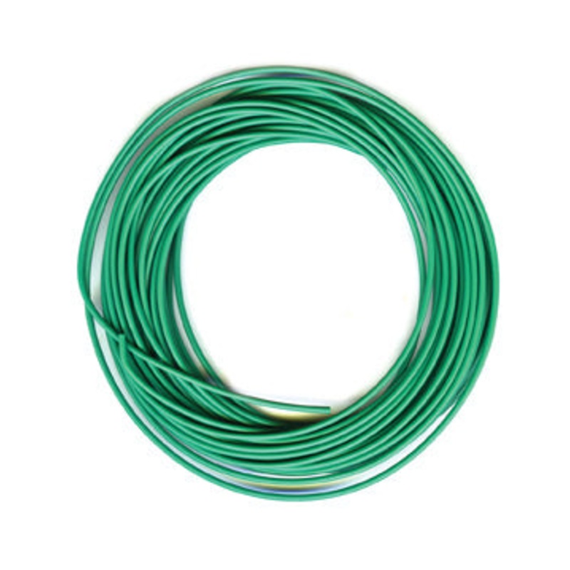 PECO PL-38 G ELECTRICAL WIRE  GREEN  3 AMP  16 STRAND PECO LECTRICS  FOR PECO SETRACK AND PECO STREAMLINE  ALL GAUGES
