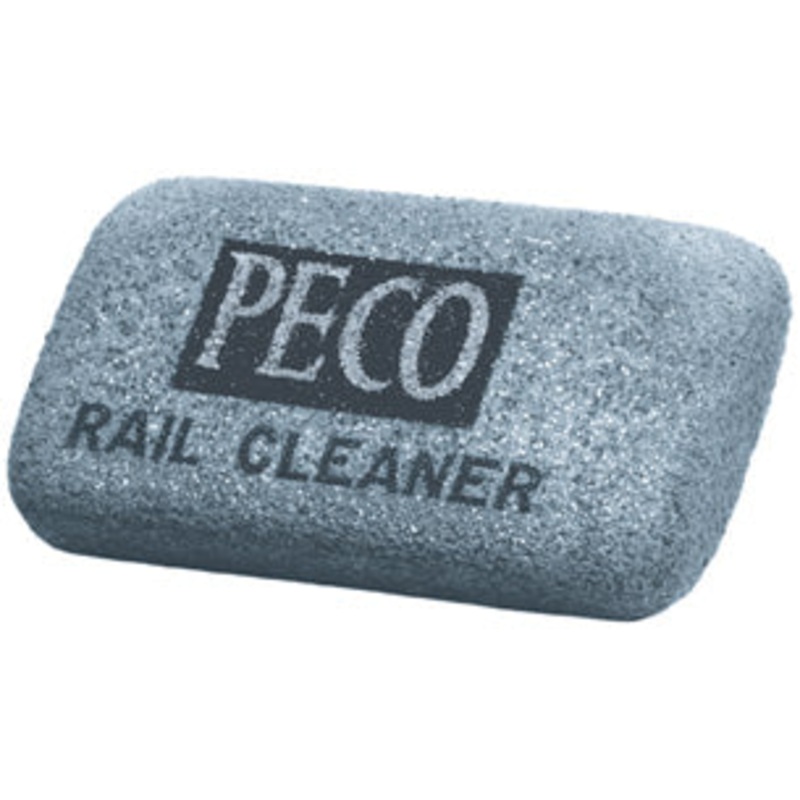 PECO PL-41 RAIL CLEANER ABRASIVE TRACK RUBBER BLOCK PECO LECTRICS  FOR PECO SETRACK AND PECO STREAMLINE  ALL GAUGES