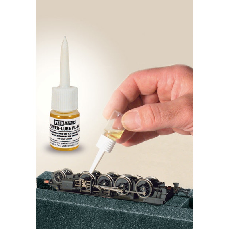PECO PL-64 POWER-LUBE  LIQUID LUBRICANT AND CLEANER PECO LECTRICS  FOR PECO SETRACK AND PECO STREAMLINE  ALL GAUGES