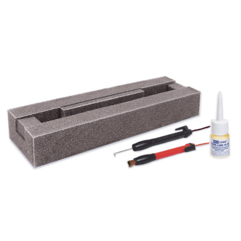 PECO PL-71 SERVICING KIT  (1 CRADLE  1 POWER-LUBE  1 WHEEL BRUSH & SCRAPER) PECO LECTRICS  FOR PECO SETRACK AND PECO STREAMLINE  ALL GAUGES