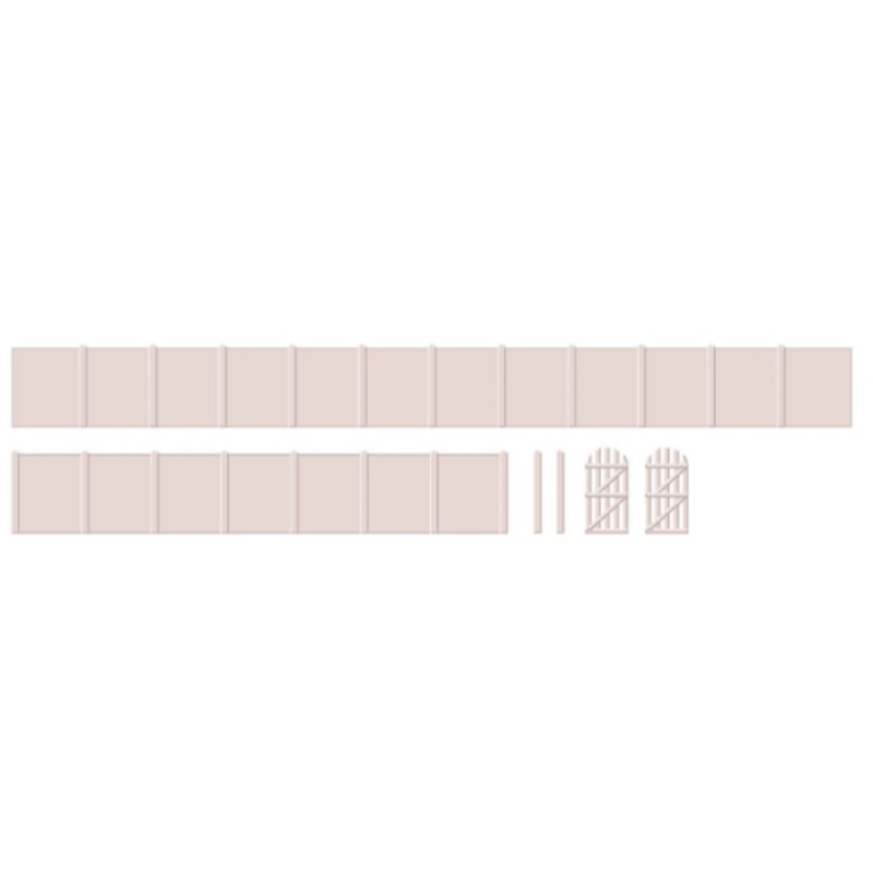 PECO RATIO 219 SR CONCRETE FENCING  N SCALE