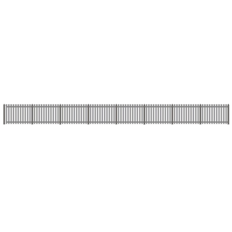 PECO RATIO 281 MODERN PALASIDE  FENCING   N SCALE