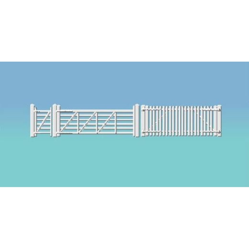 PECO RATIO 420 GWR STATION FENCING WITH RAMPS AND GATES