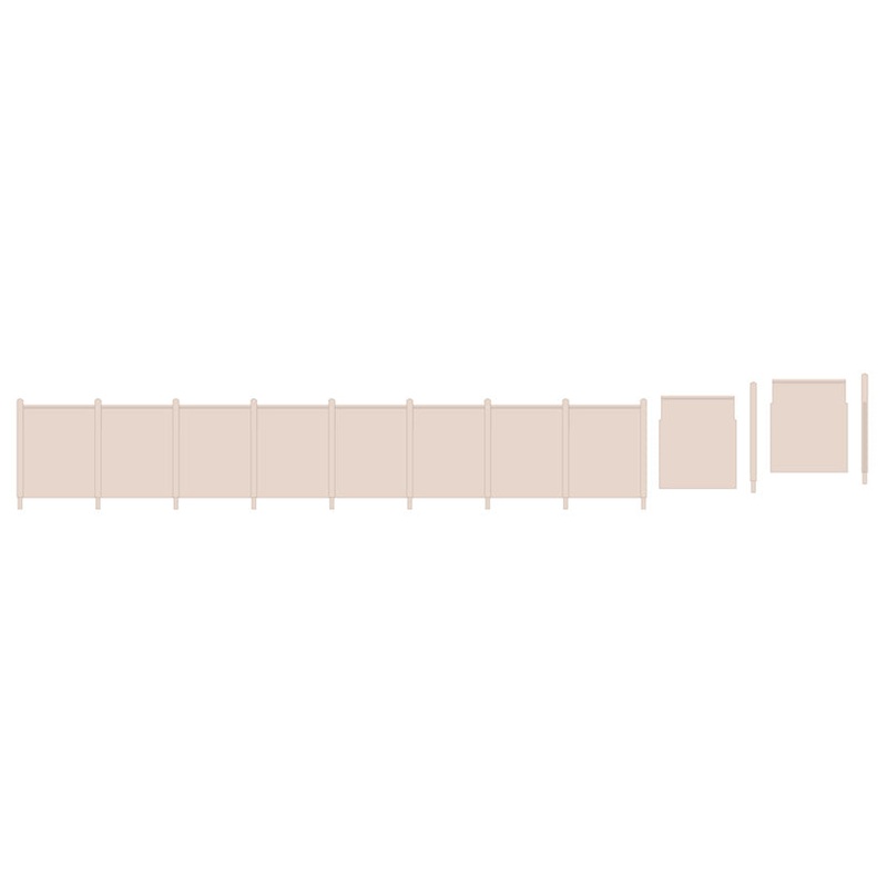 PECO RATIO 429 SR CONCRETE PANEL FENCING
