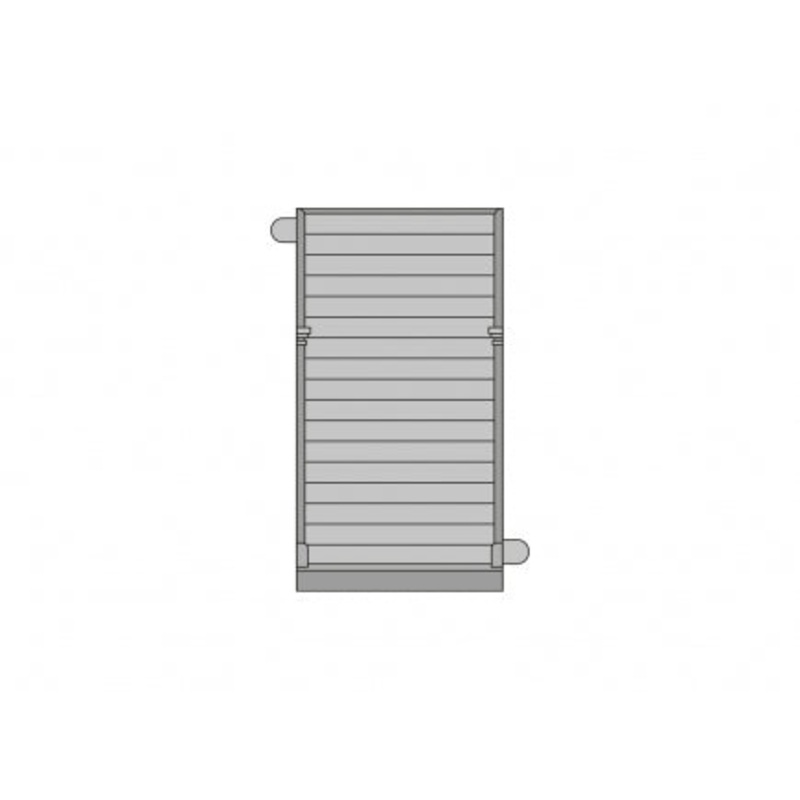 PECO RATIO GJ04  LNWR GRAND JUNCTION STATION BUILDING COMPONENTS: 4 PLAIN BOARD  PANELS