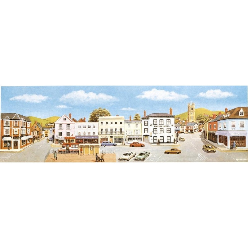PECO SCENE BACKGROUNDS SK-29 MARKET TOWN